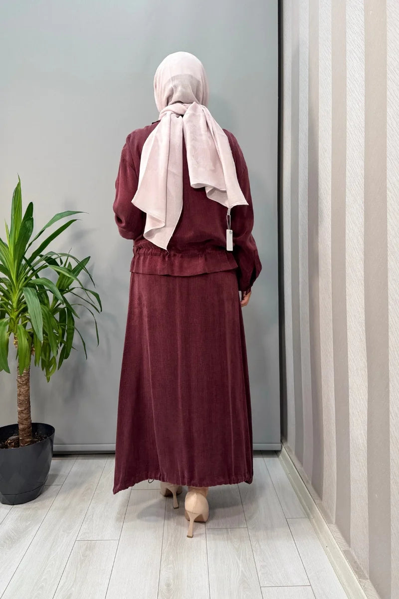 Ghisa Takım Bordo 26KGSTKM 4046 - Bordo - Görsel 3 