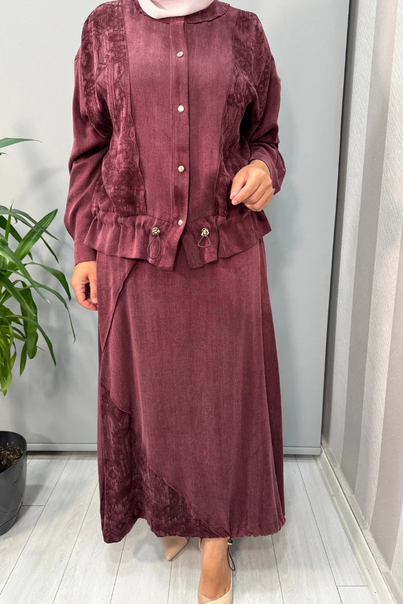 Ghisa Takım Bordo 26KGSTKM 4046 - Bordo - Görsel 4 