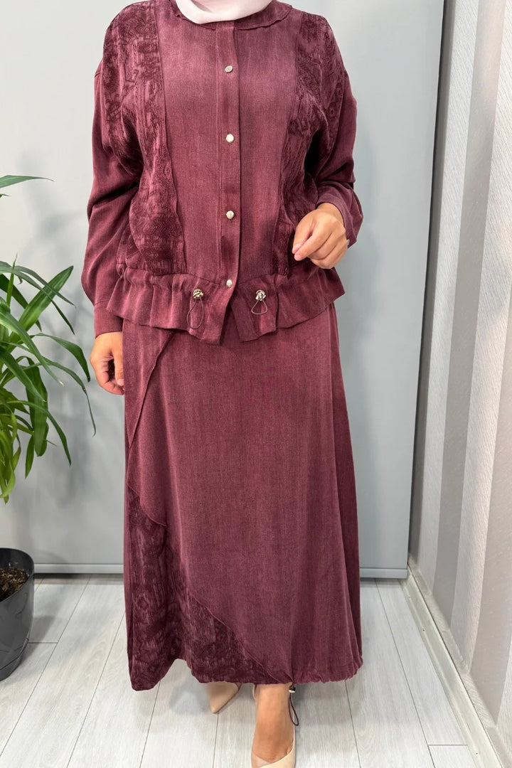 Ghisa Takım Bordo 26KGSTKM 4046 - Bordo - Görsel 4 