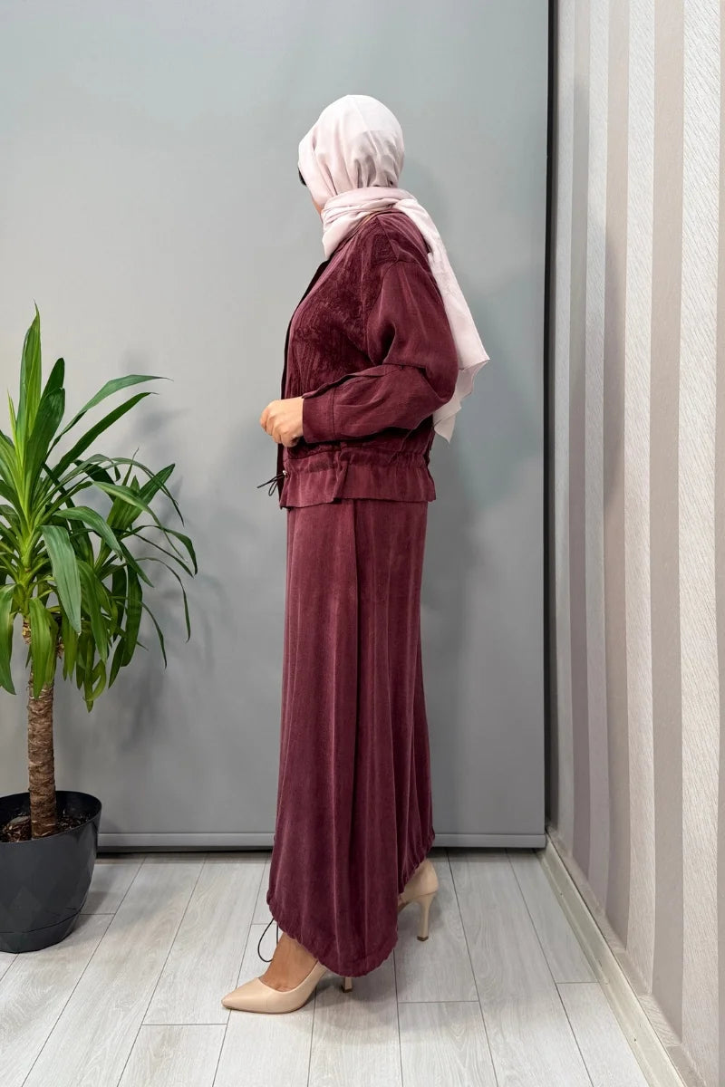 Ghisa Takım Bordo 26KGSTKM 4046 - Bordo - Görsel 2 #renk_bordo