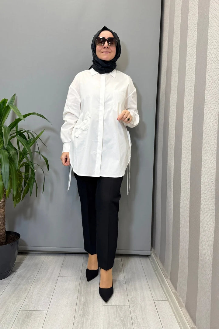 Ghisa Tunik Beyaz 3611T 4197 - Beyaz - Görsel 1 