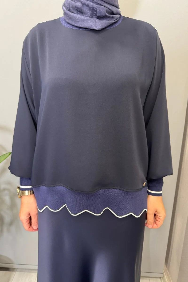 Ghisa Tunik Lacivert 3630T 4304 - Lacivert - Görsel 3 