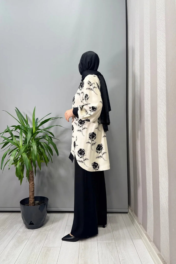 Ghisa Viskon Floş Takım Ekru 25YGSTKM 4873