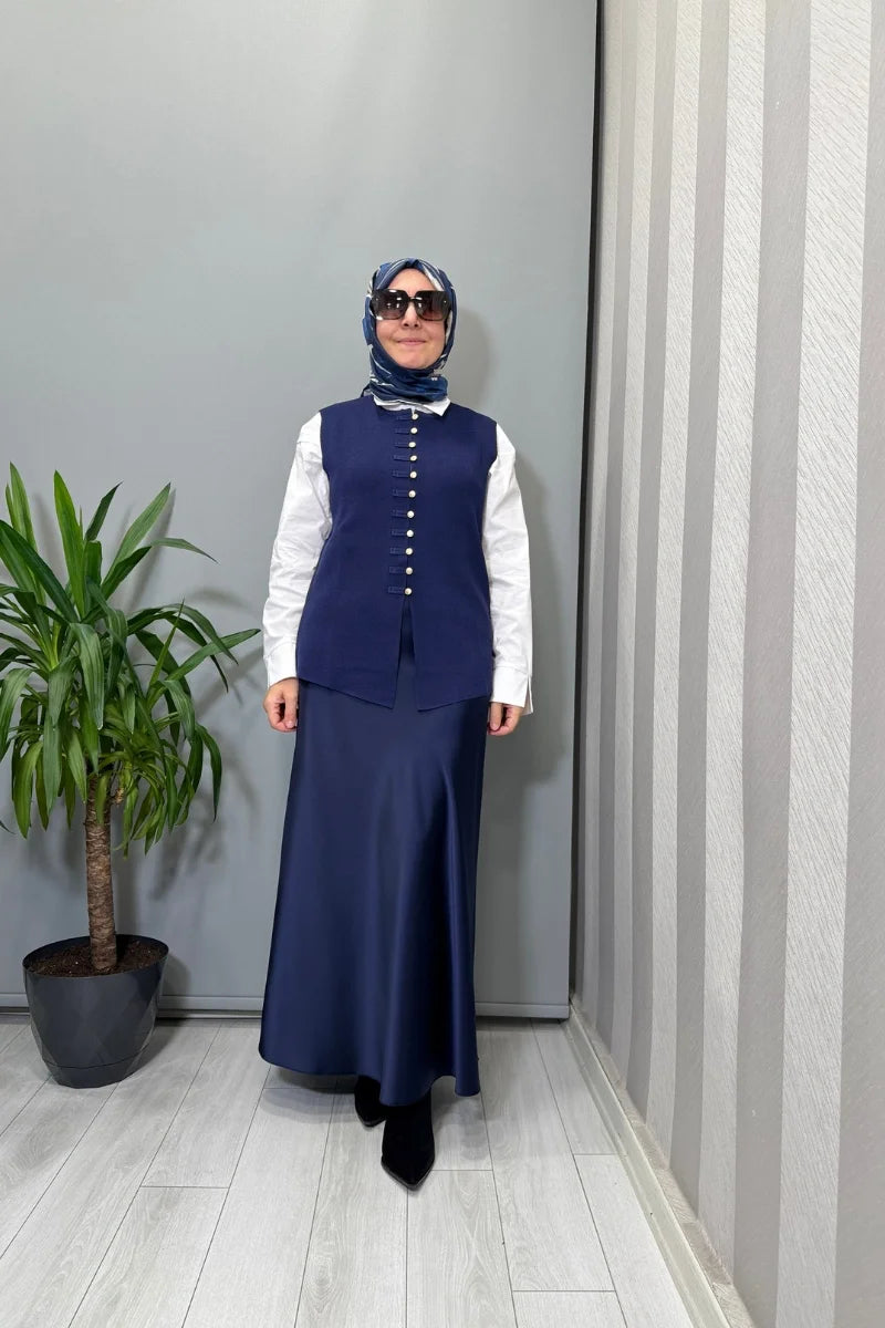 Ghisa Yelek Lacivert 26KOBYLK 3292