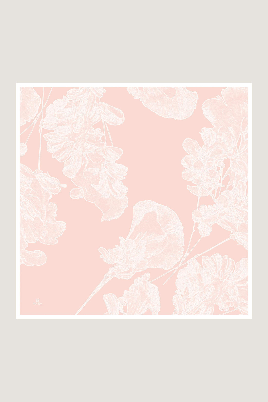 Maisa HALE TİVİL İPEK EŞARP 90*90 CM - SOMON