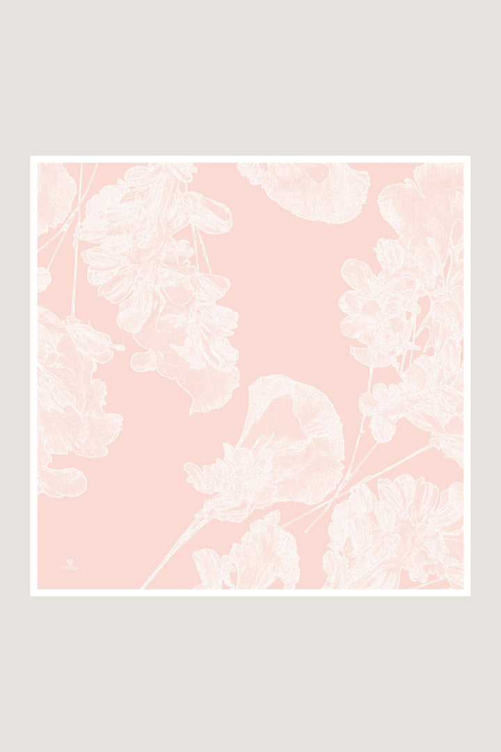 Maisa HALE TİVİL İPEK EŞARP 90*90 CM - SOMON