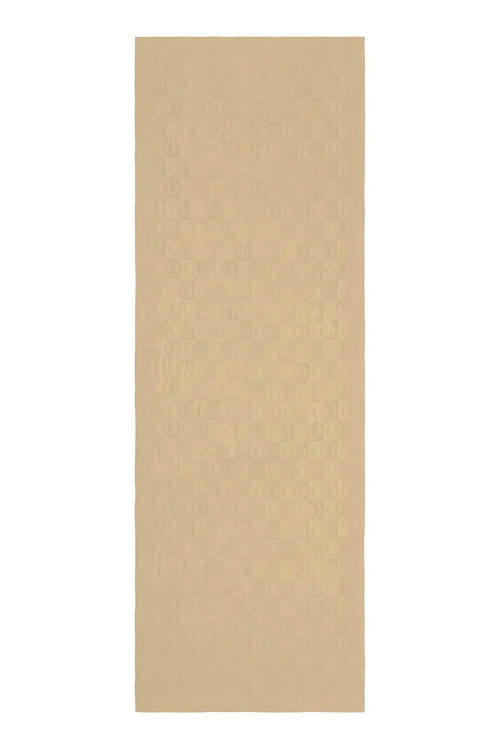 İmannoor Dama Desen Altın Naia Pamuk Şal 70x 200