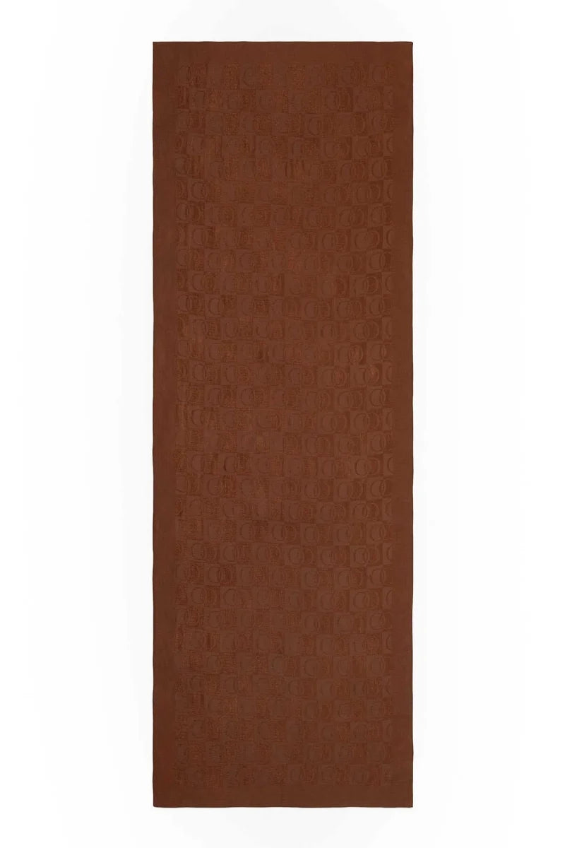 İmannoor Dama Desen Taba Naia Pamuk Şal 70x 200
