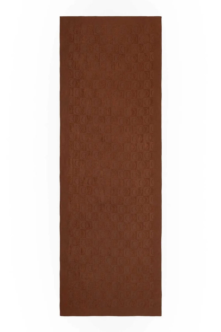 İmannoor Dama Desen Taba Naia Pamuk Şal 70x 200