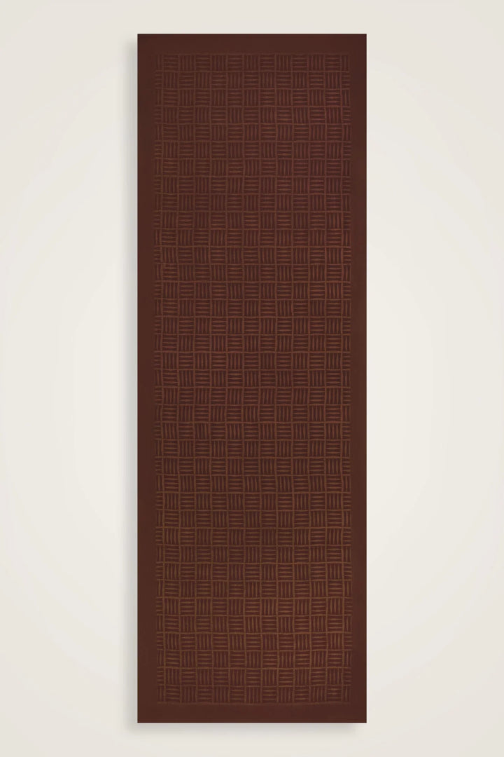 İmannoor İman Kare Kahve Naia Pamuk Şal 70x 210