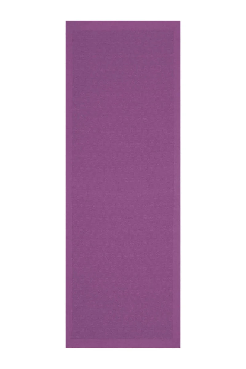 İmannoor Zincir Desen Mor Pamuk İpek Şal 70x 210