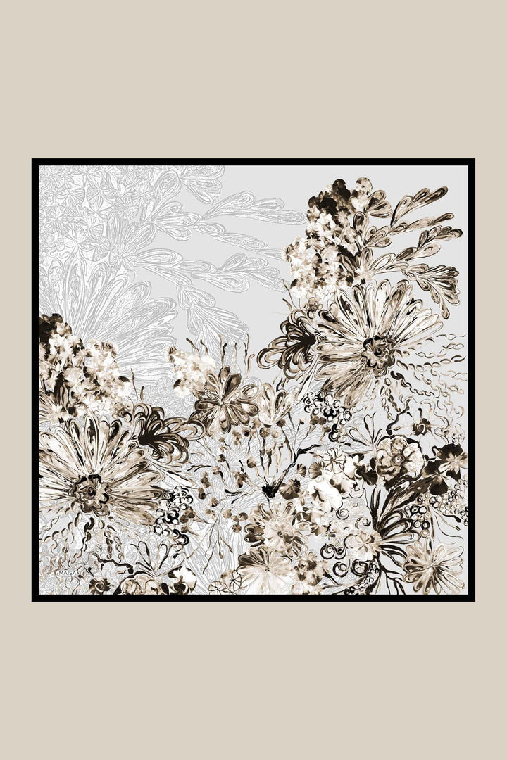 KORAL MULBERRY İPEK EŞARP 90*90 CM - TAŞ - Görsel 8