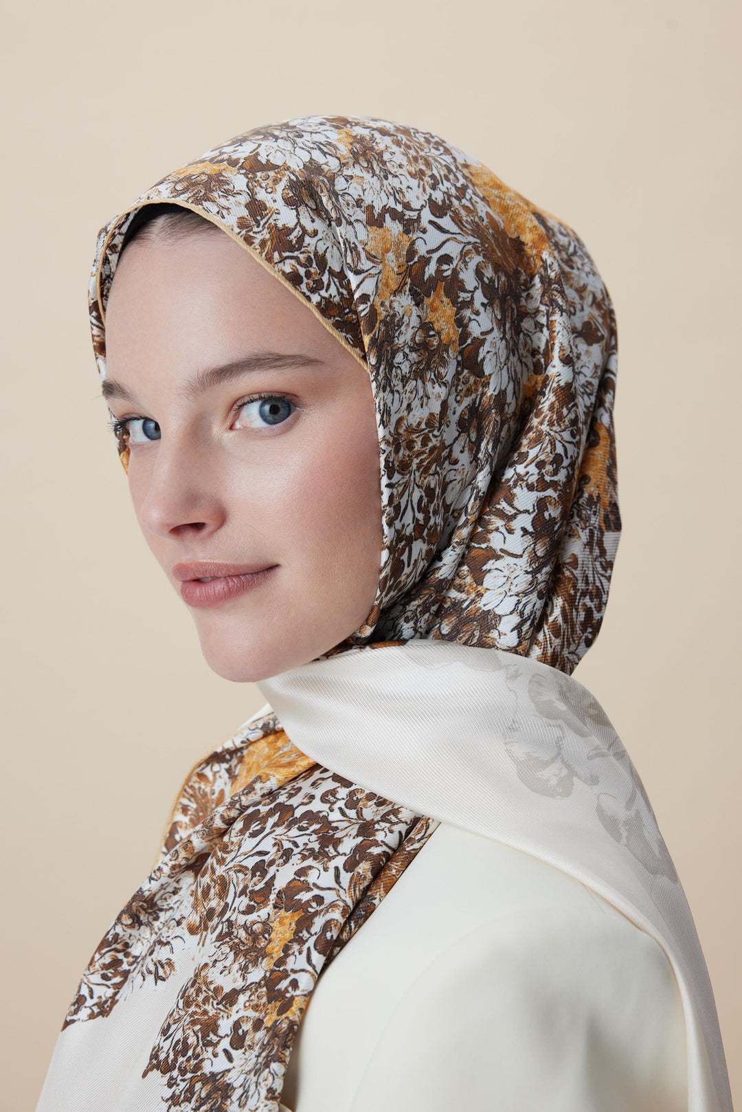 Maisa LARİN MULBERRY İPEK ŞAL 70*190 - BEJ