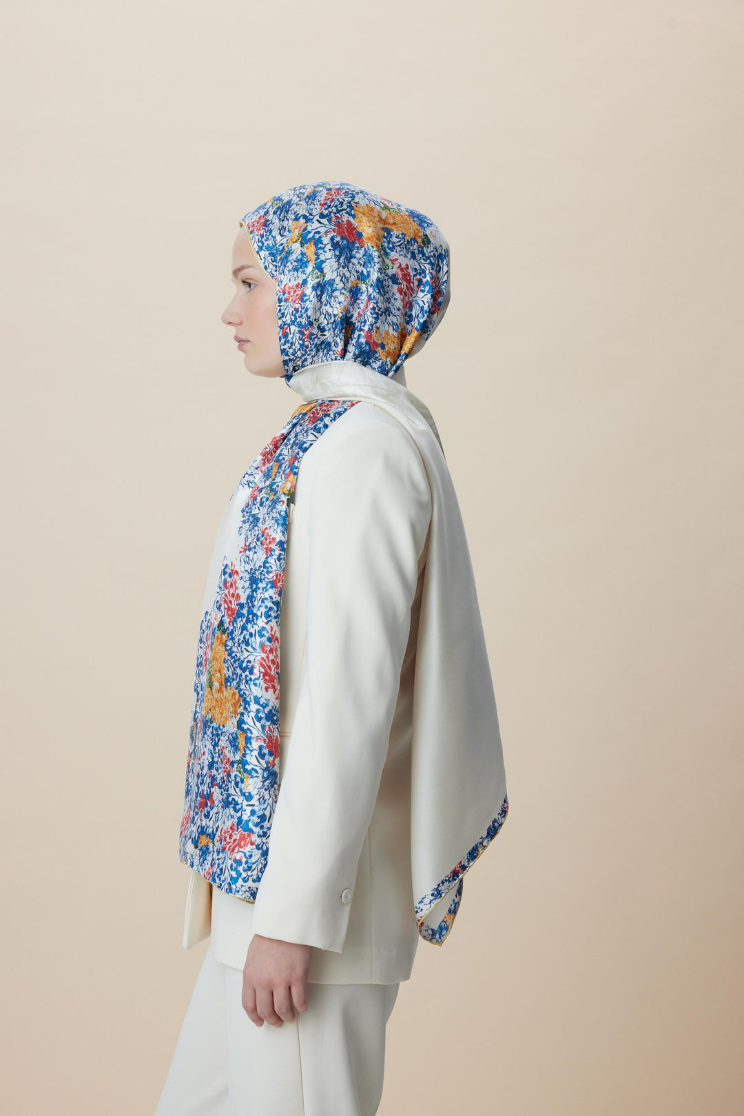 Maisa LARİN MULBERRY İPEK ŞAL 70*190 - MAVİ