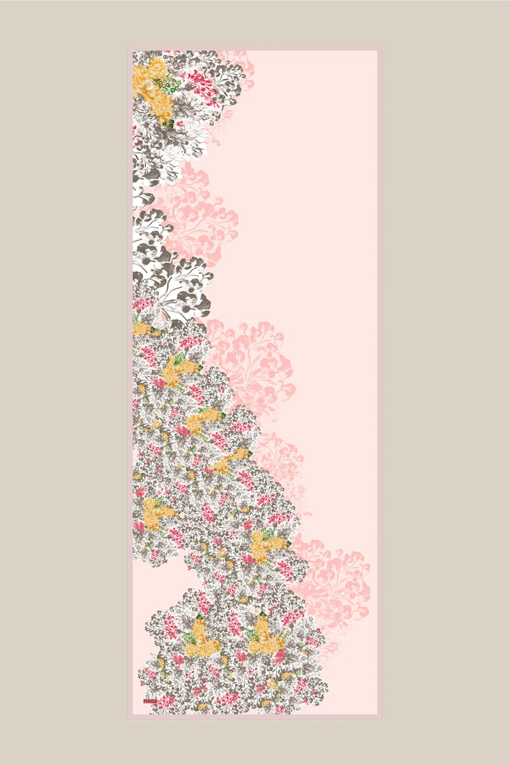 Maisa LARİN MULBERRY İPEK ŞAL 70*190 - PUDRA PEMBE