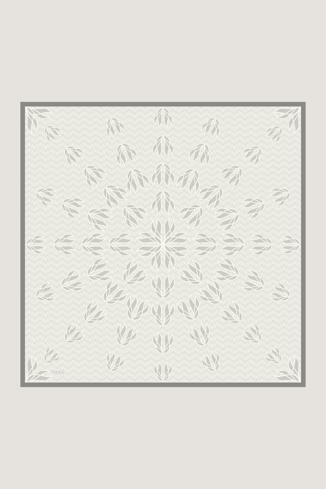 Maisa LAVİ TİVİL İPEK EŞARP 90*90 CM - EKRU