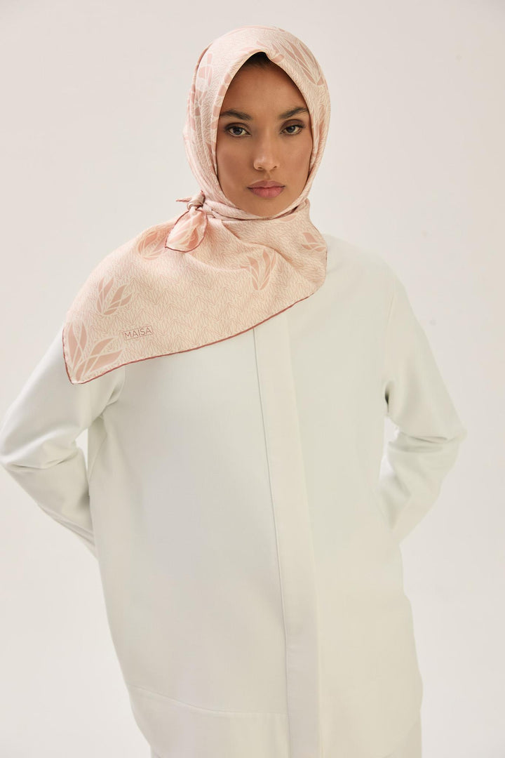 Maisa LAVİ TİVİL İPEK EŞARP 90*90 CM - TARÇIN
