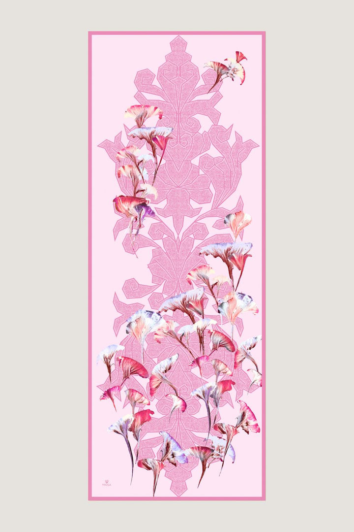 Maisa LEMA PAMUK İPEK ŞAL 70*190 CM - PEMBE