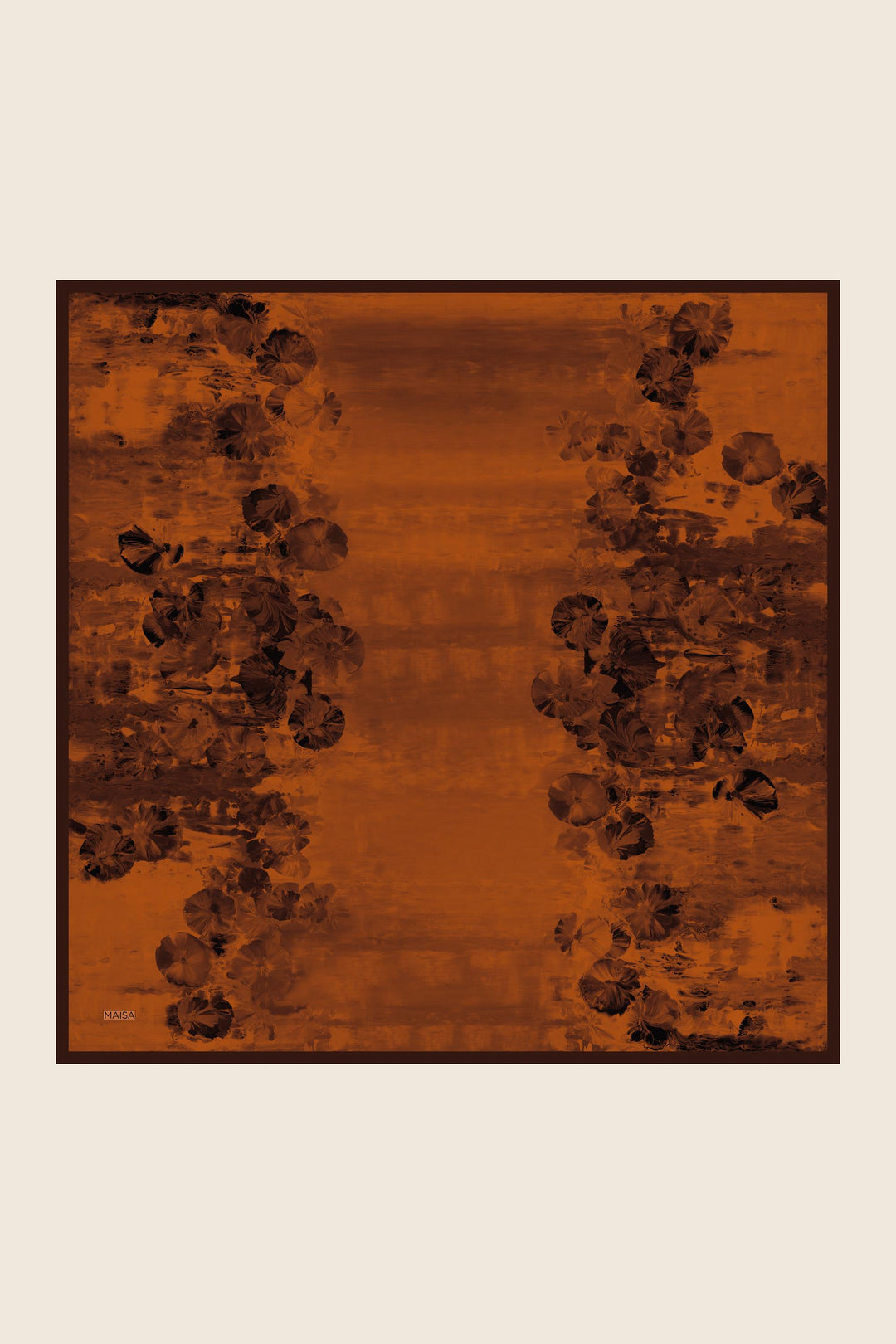 YONCA MULBERRY İPEK EŞARP 90*90 CM - TABA - Görsel 6