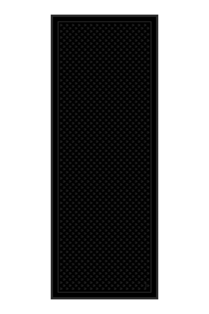 BİRCE KREP İPEK ŞAL 70*190 – SİYAH - Görsel 1