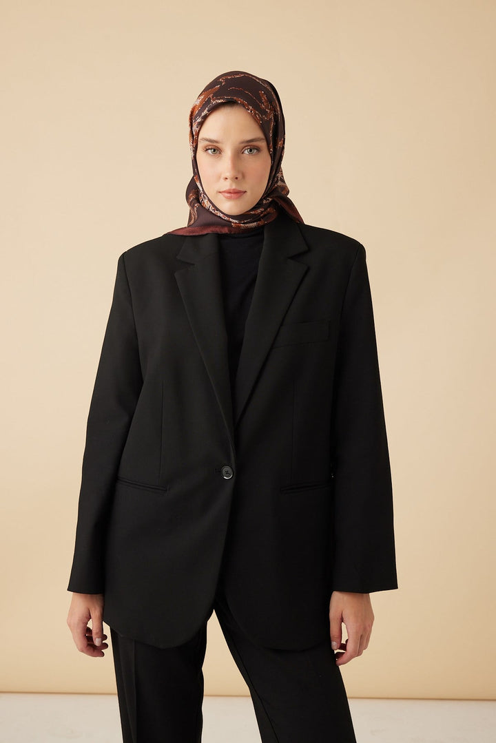 CEVLAN MULBERRY İPEK EŞARP 90*90 CM - KİREMİT - Görsel 1
