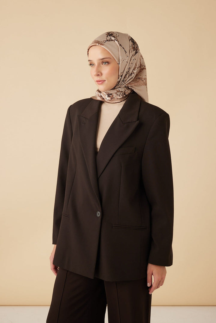 CEVLAN MULBERRY İPEK EŞARP 90*90 CM - BEJ - Görsel 3