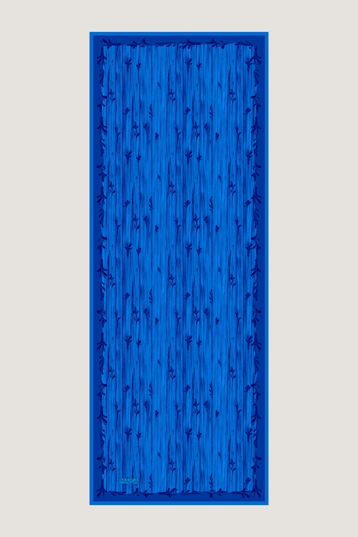 Maisa SUZEN FLOŞ VİSKON ŞAL 70*190 CM - SAKS