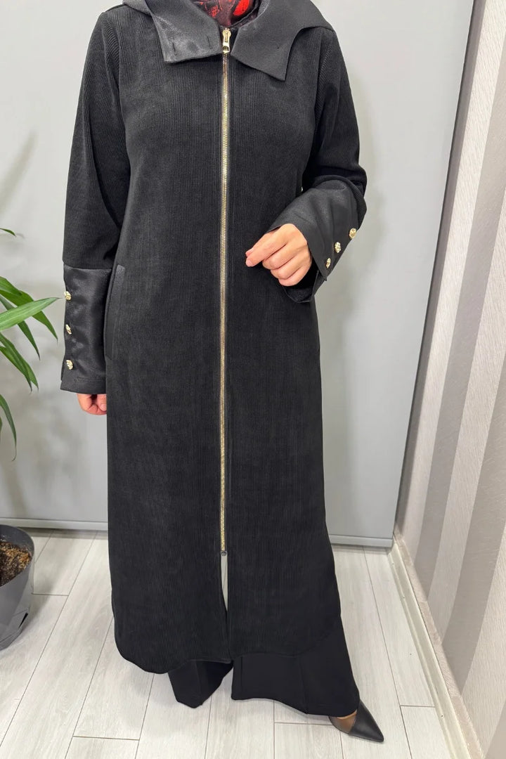Mascara Önü Fermuarlı Kap Siyah 56MK 6135