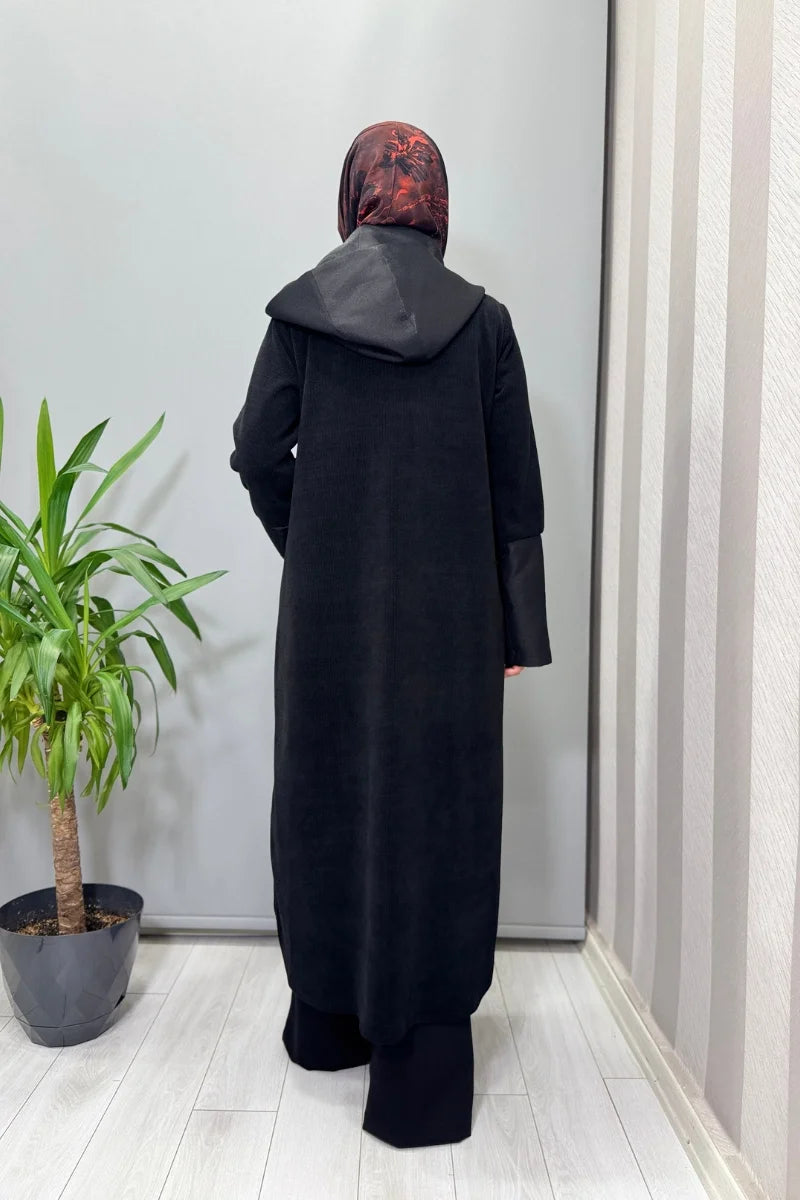 Mascara Önü Fermuarlı Kap Siyah 56MK 6135