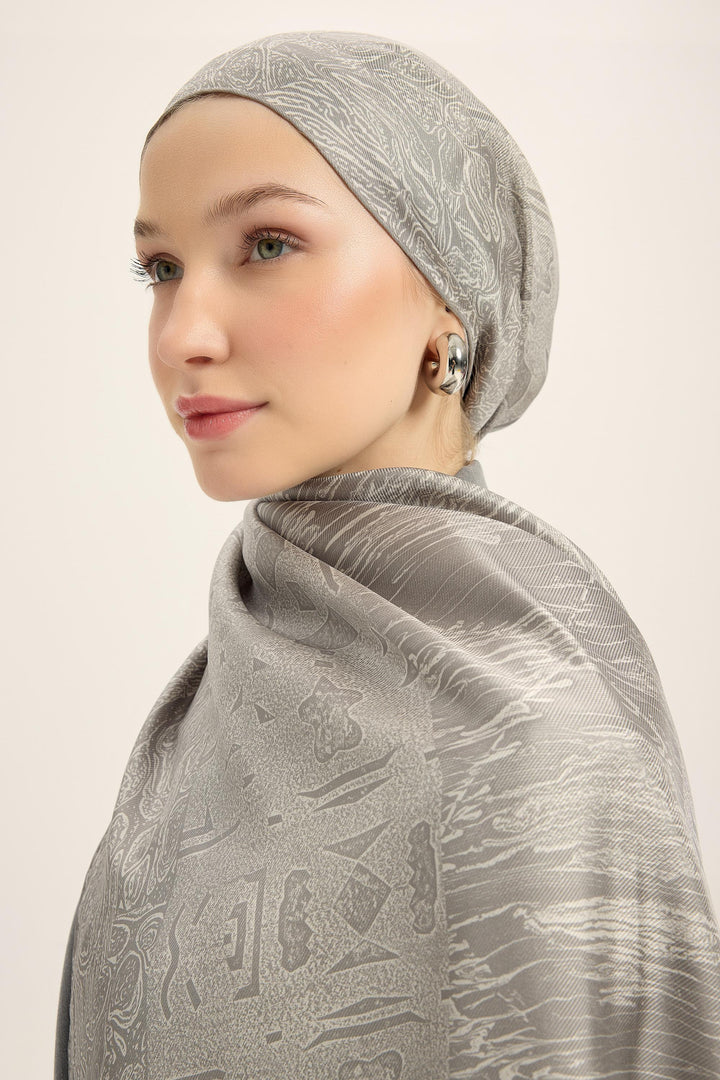 Maisa Merz Mulberry İpek Şal - Gri