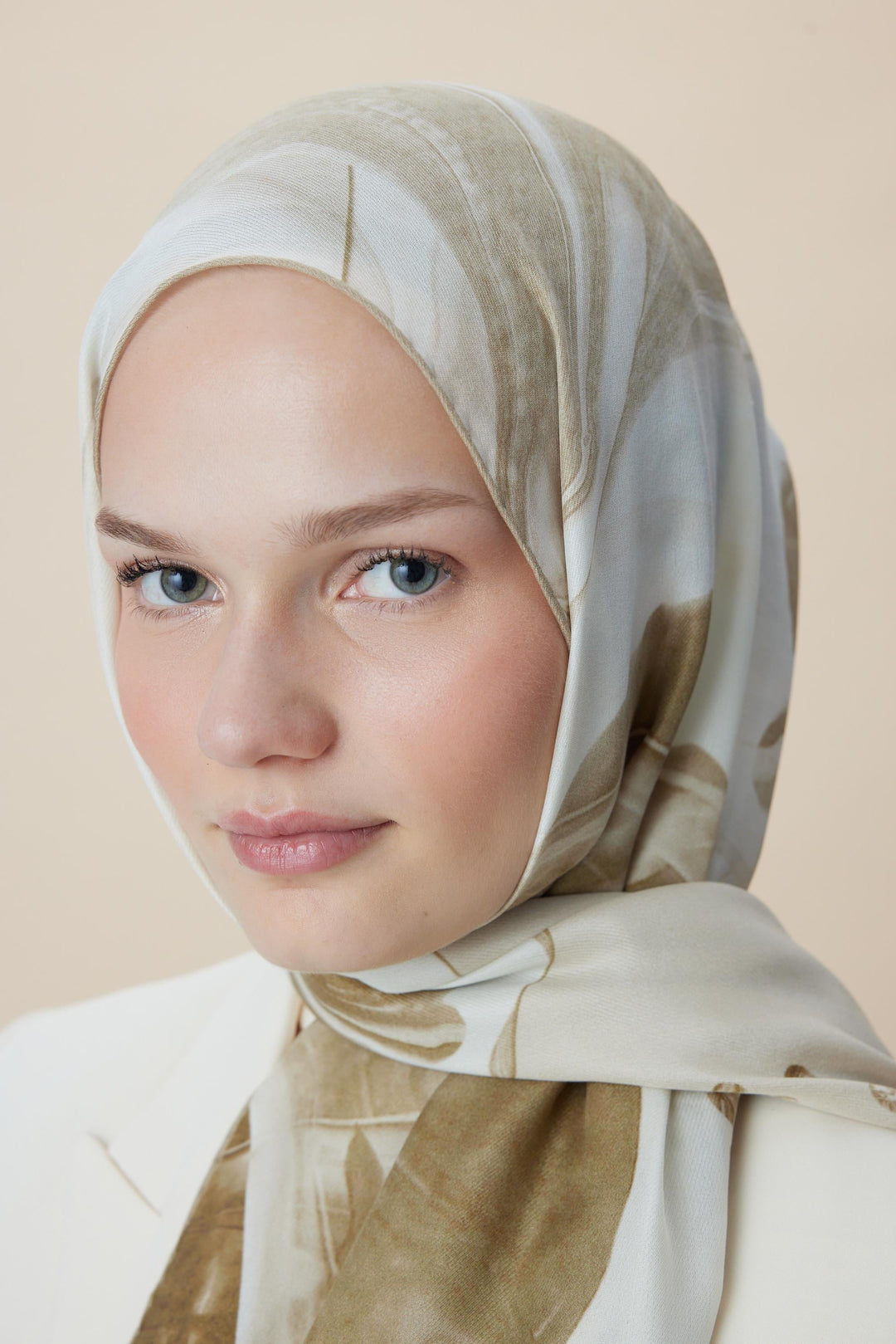 Maisa MEVCE PAMUK İPEK ŞAL 70*190 CM - BEJ