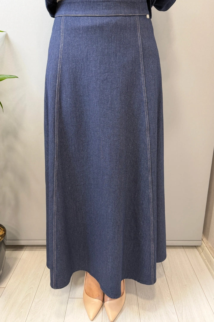 Miss Dalida Denim Çan Etek T26Y-2000 - Lacivert - Görsel 1 