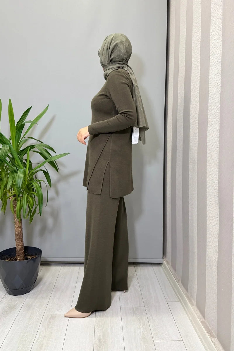 Miss Dalida Triko Takım Haki T26K-6001 (T26K-7001)