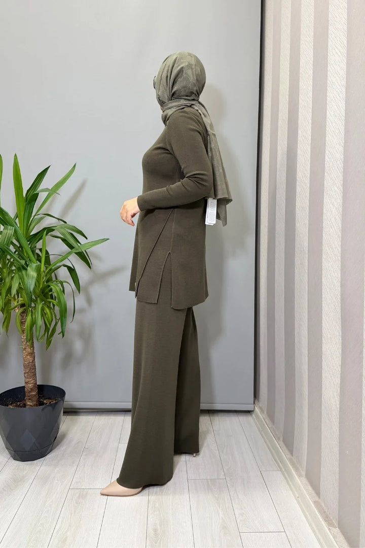 Miss Dalida Triko Takım Haki T26K-6001 (T26K-7001)