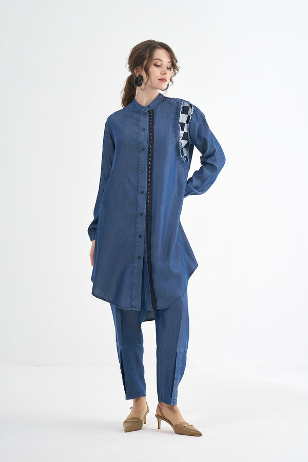 Misswhence Tencel Gömlek Pantolon Takım 10