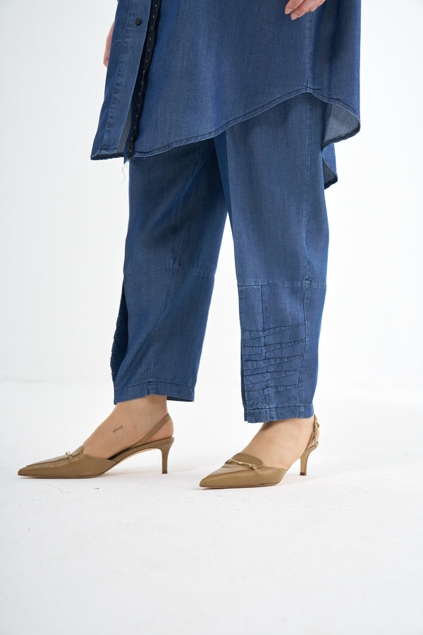 Misswhence Tencel Gömlek Pantolon Takım 11