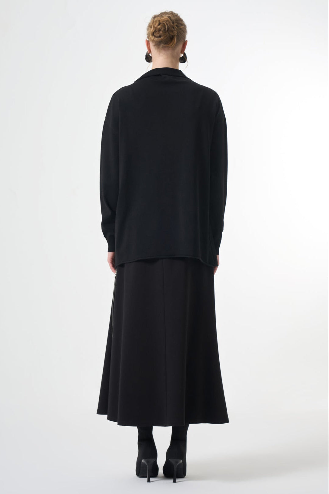 Misswhence Triko Patchwork Tunik 38001 - Görsel 8