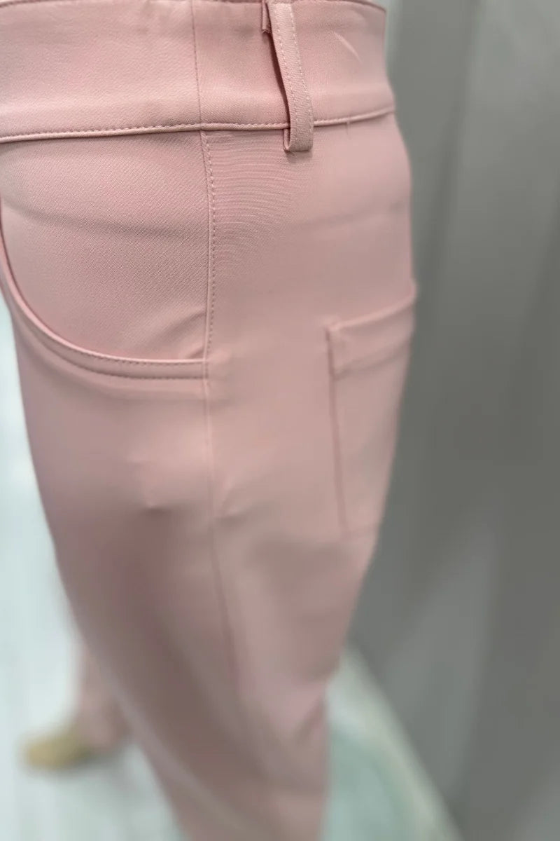 MissWhence Cigarette Pantolon 24104 - Pembe - Görsel 3 