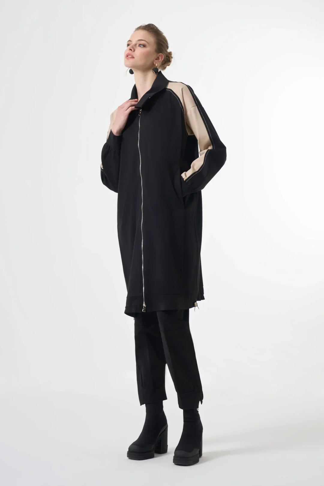 Misswhence Fermuar Detaylı Pantolon 38102 - Siyah - Görsel 1 #renk_siyah