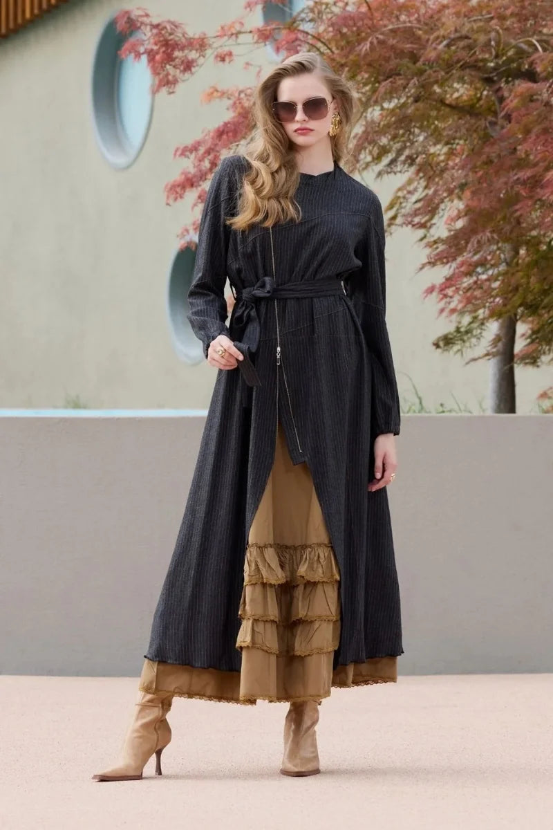 Misswhence İkili Elbise 38812 - Camel - Görsel 1 #renk_camel