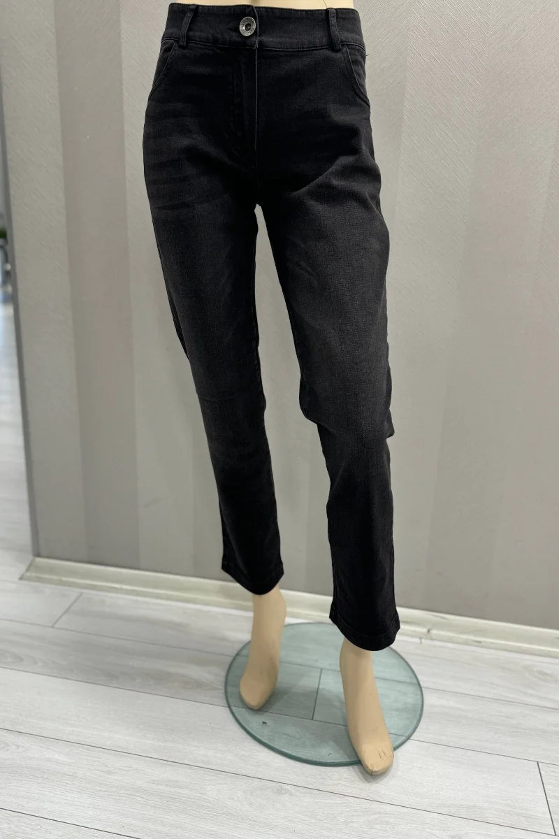 Misswhence Kot Pantolon 24103 - Antrasit - Görsel 3 