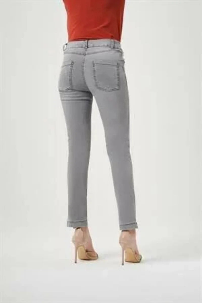 Misswhence Kot Pantolon 32124 - Gri - Görsel 3 