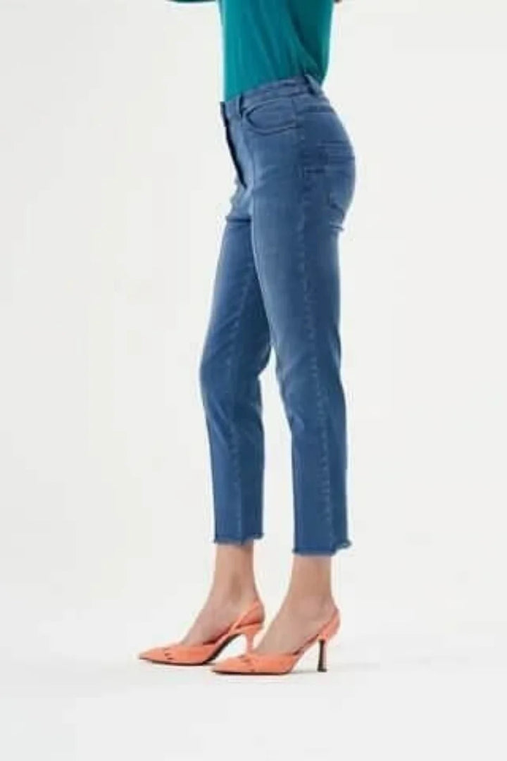 Misswhence Likralı Kot Pantolon 33104 - Mavi - Görsel 4 