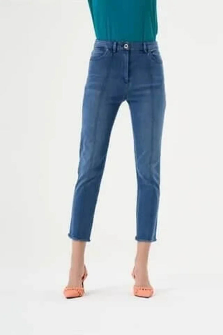 Misswhence Likralı Kot Pantolon 33104 - Mavi - Görsel 5 