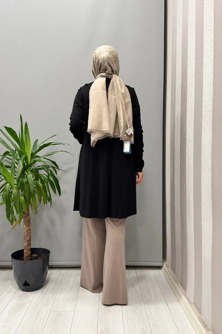 Misswhence Modal Tunik 37029 - Siyah - Görsel 3 