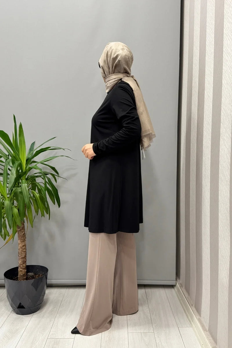 Misswhence Modal Tunik 37029 - Siyah - Görsel 2 #renk_siyah