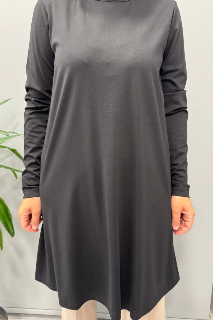 Misswhence Modal Tunik 37029 - Siyah - Görsel 4 