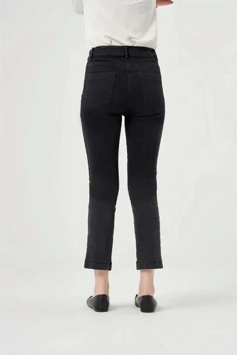 Misswhence Paçası Nakışlı Kot Pantolon 34104