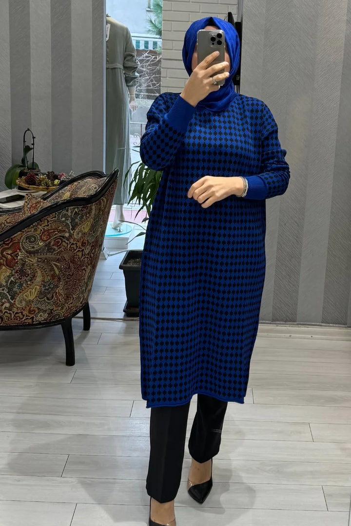 Misswhence Triko Tunik Sax 34011