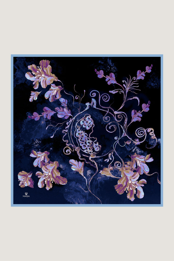 Maisa Narin Tivil İpek Eşarp - Mor